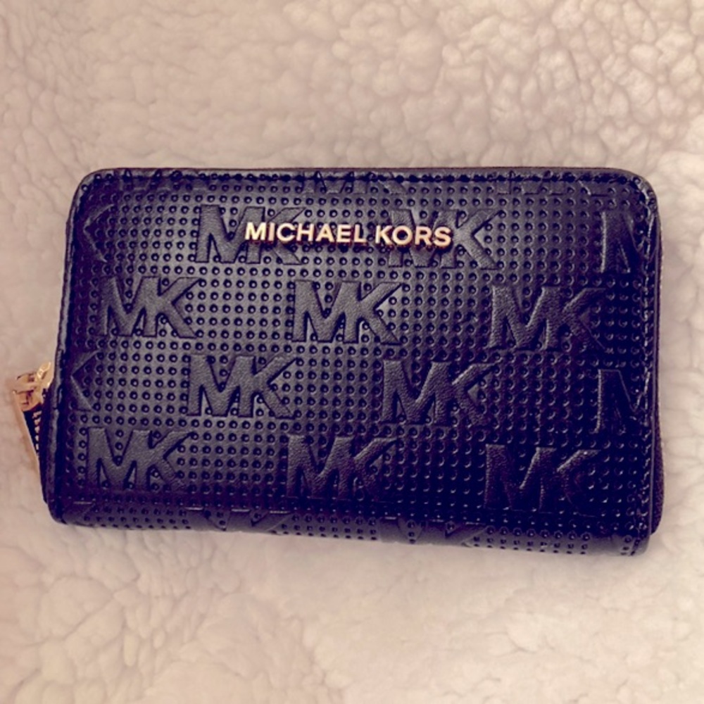 Michael Kors Mini Jet Set Card Case NWT